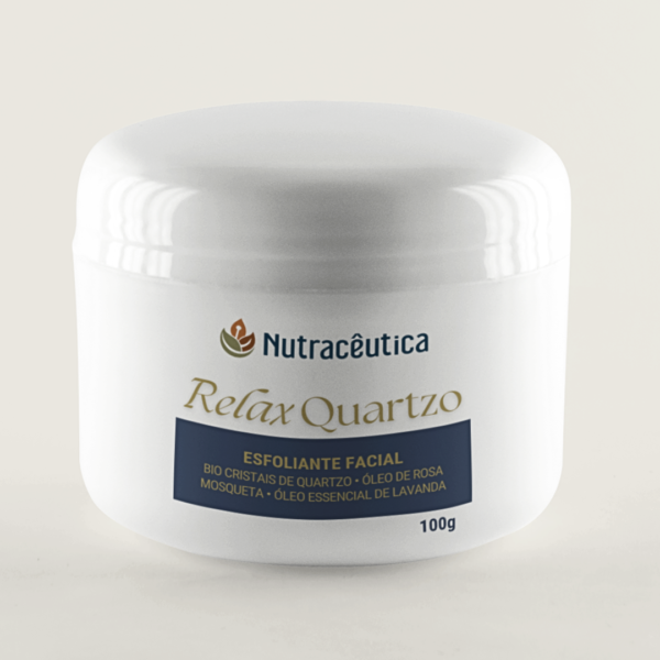 Esfoliante Cristais de Quartzo 100g | Óleo de Rosa Mosqueta e Óleo Essencial de Lavanda