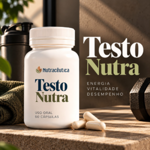 TESTO NUTRA | Suporte nutracêutico para testosterona, energia e vitalidade