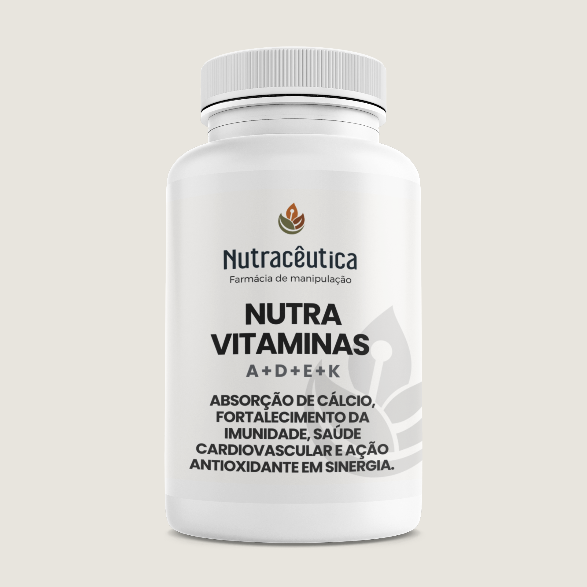 Nutra Vitaminas A - D - E - K | Excipiente lipofílico TCM em pó