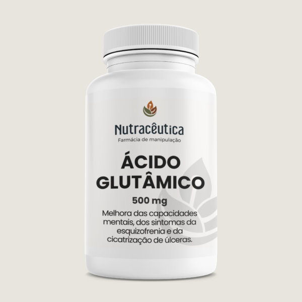 Ácido Glutâmico 500mg 60 cápsulas