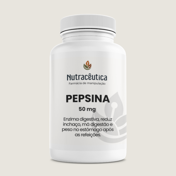 Pepsina 50mg | Enzima Digestiva