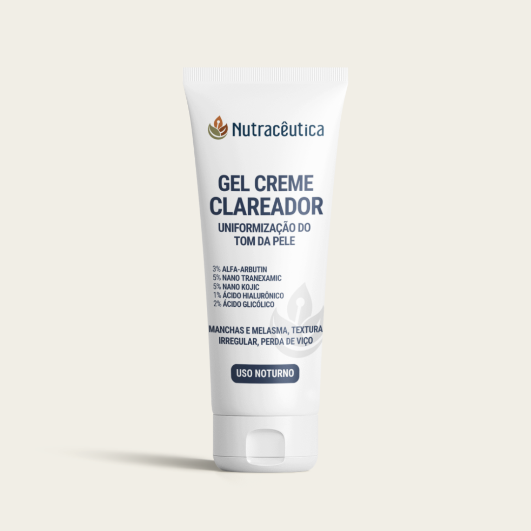 Gel Creme Despigmentante Clareador | Manchas Melasma Acne Oleosidade