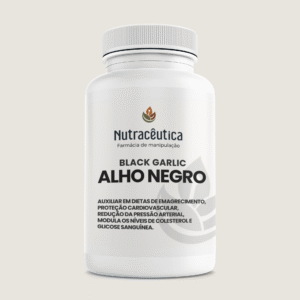 Alho Negro (Black Garlic) 125 mg | Colesterol, Glicemia e Emagrecimento