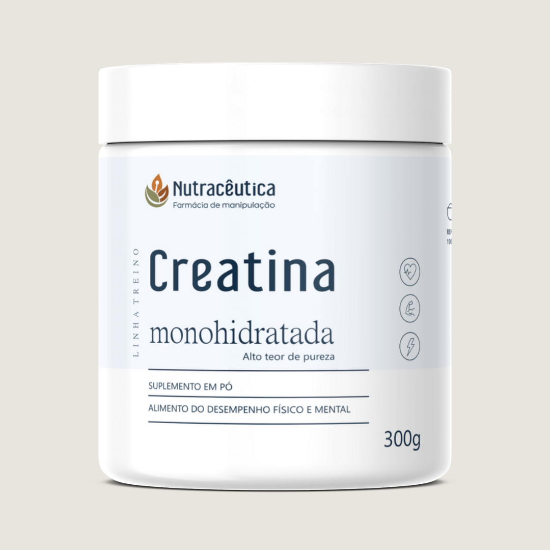 Creatina Monohidratada 300g | Alto grau de pureza
