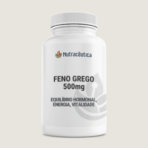 Feno grego (extrato seco 75%) 500mg | Equilíbrio hormonal, energia, vitalidade