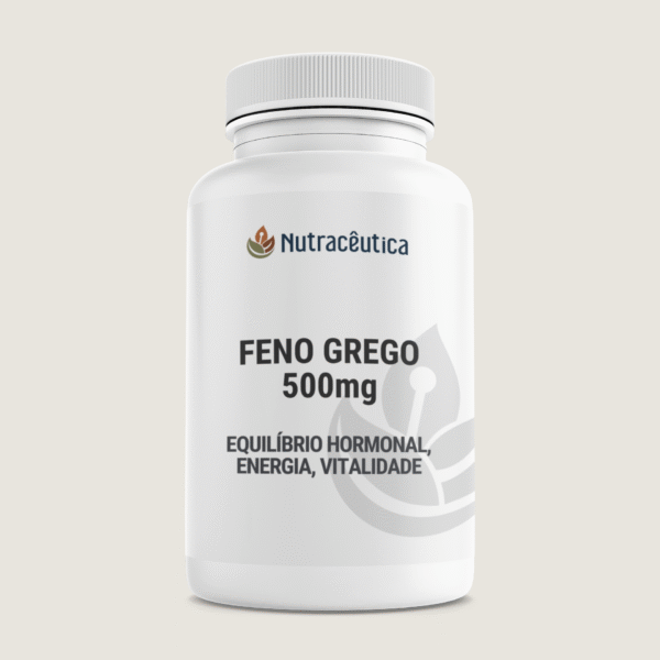 Feno grego (extrato seco 75%) 500mg | Equilíbrio hormonal, energia, vitalidade