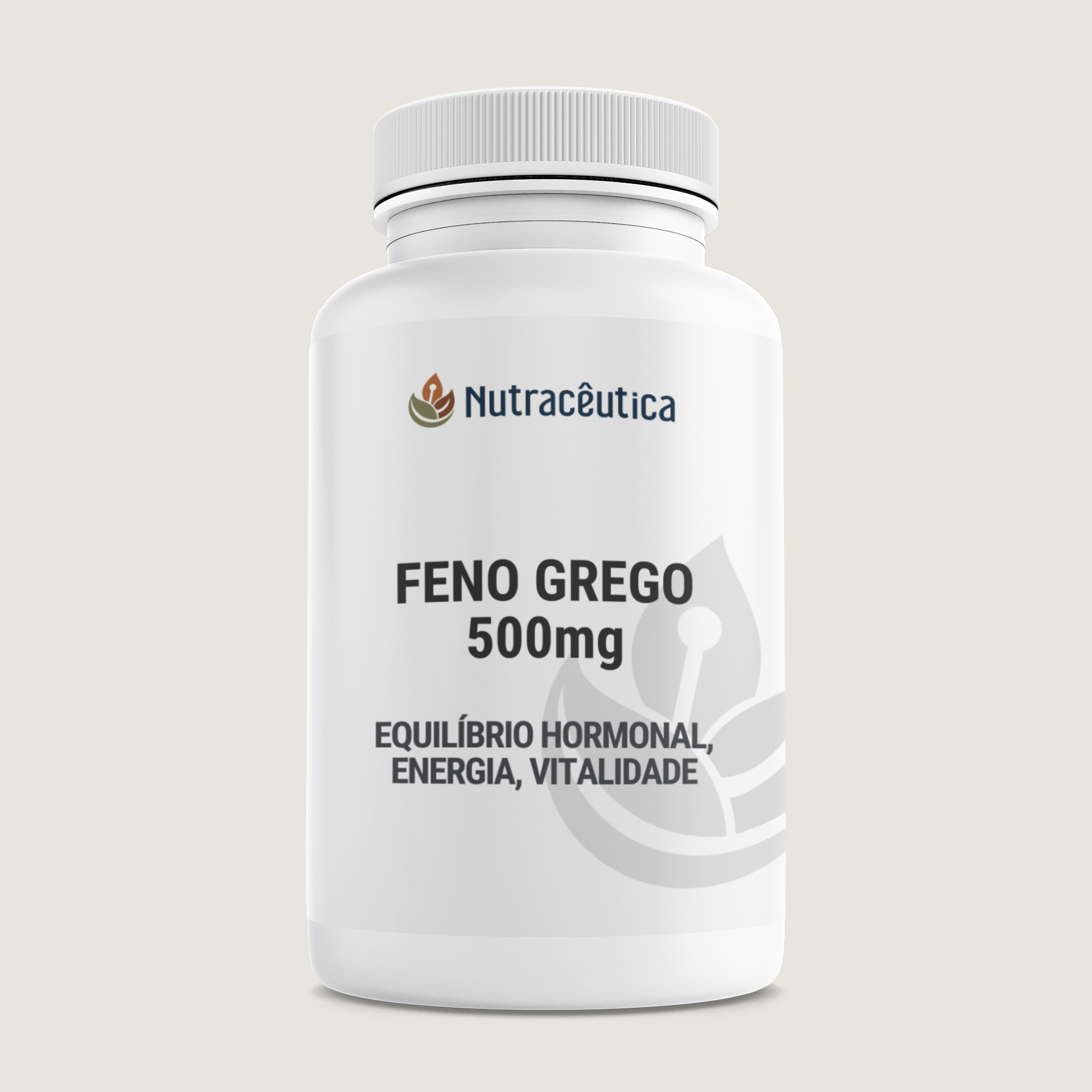 Feno grego (extrato seco 75%) 500mg | Equilíbrio hormonal, energia, vitalidade